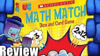 Scholastic Math Match Dice and Card Game Review   with Tom Vasel