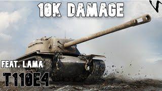 T110E4 feat. Lama: 10K Damage: WoT Console - World of Tanks Modern Armor