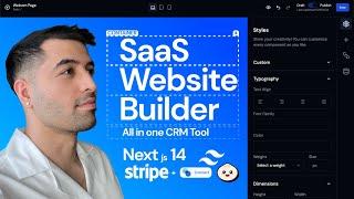 SaaS Website Builder, Project Management And Dashboard: Nextjs14, Bun, Stripe Connect, Prisma, MySQL