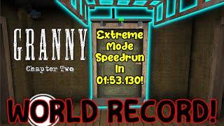 Granny Chapter Two - Extreme Mode Door Escape Speedrun In 1:53.130! (WR)