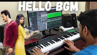 Hello Bgm | Akhil Akkineni | Anup Rubens | Keyboard cover