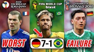 Every Country's WORST World Cup Performance