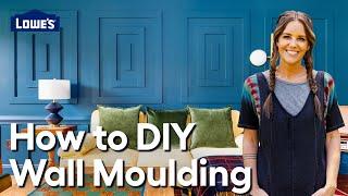 How to Add Style with DIY Decorative Wall Moulding | The Weekender Essentials