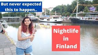 Nightlife of Finland when actually there were no nights in FinlandTurku#indiansinfinland#visitturku