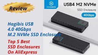 Review Hagibis USB 4.0 40Gbps M.2 NVMe SSD Enclosure 2024