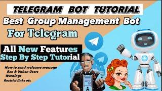 Telegram Bot Tutorial - How To Add  Bot To Telegram Group