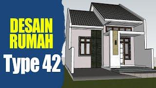 DESAIN RUMAH TYPE 42