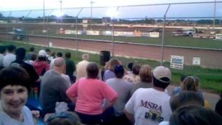 1st ever sprint car race ABC Raceway Ashland WI