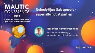 Nobody likes Salespeople - especially not at parties - Alex Hammerschmied