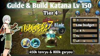 Guide & Build Katana Lv 150 | For Newbie! Low Budget! - Toram Online