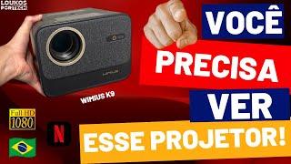 SENSACIONAL! Novo MELHOR Projetor Custo Beneficio 2025 - WIMIUS K9