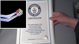 OFFICIAL World's smallest Rubik's Cube @ 5.6mm - Certificate from Guinness