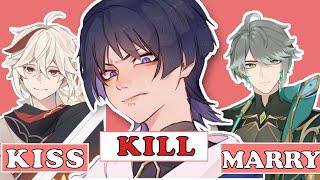 ⭐️KISS ⭐️MARRY ⭐️KILL - Genshin Impact