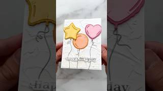 EASY DIY Birthday Card! ASMR Crafting #asmr #asmrsounds #craft