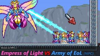Terraria Empress of Light VS "Friendly" Empress of Light!? ─ Terraria bosses as town NPCs