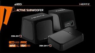 New DBA 201F Flat Active Subwoofer and DBA 201 Double Passive Radiators Subwoofer