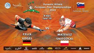 Day 7; It's 8-ball: Dynamic Billard European Championships 2024 Men, Women, Wheelchair & U23's.