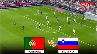 LIVE : PORTUGAL vs SLOVENIA I KNOCKOUT STAGE I LIVE FOOTBALL MATCH I eFOOTBALL PES 21