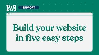Build your WordPress.com website in five easy steps | WordPress.com Support