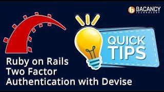 Ruby on Rails Two Factor Authentication with Devise