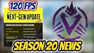 Season 20 NEXT GEN UPDATE (120 fps), ARENA COMEBACK, LEGENDEN PERKS & MEHR!