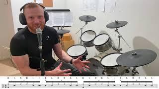 The Paradiddle-Diddle Groove - One Minute Drum Lesson