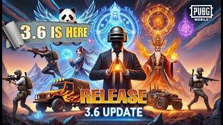 FINALLY IT'S HERE 3.6 BGMI NEW UPDATE & RELEASE DATE | BGMI LIVE STRRAM