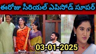 Paape Maa Jeevana Jyothi Serial Today Episode 03-01-2025 Full Video