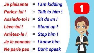 Short and Useful French Phrases  PART 1