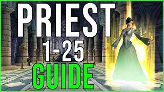 DEATH AND VOID! Beginner Priest 1-25 Leveling Guide SoD WoW