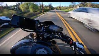 City Lane Splitting and Twisty Roads | Fz09/Mt09 PURE SOUND | 4k | Akrapovic |