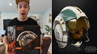 Star Wars The Black Series Wedge Antilles Battle Simulation Helmet Unboxing