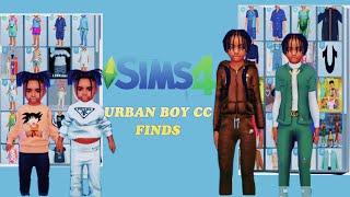 SIMS 4 URBAN BOY TODDLER & CHILD CC HAUL