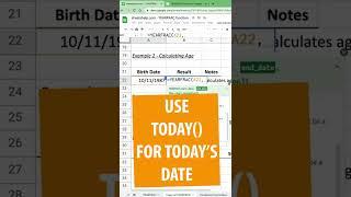 Easily Calculate Age in Google Sheets