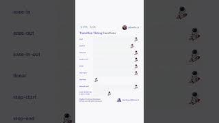 transition timing function  #webdesign #css3 #webdevelopment #html #htmlcss  #digitalart   #coding