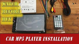 Install Car MP5 player with Carplay Android Auto and Phone Mirror Function