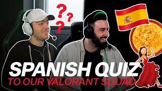 VALORANT squad REACCIONA a cosas típicas españolas   ¿Os lanzáis LA COMIDA porque os sobra?