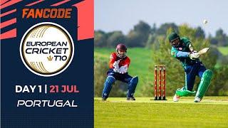  FanCode European Cricket T10 Portugal, 2022 | Night 1 | T10 Live Cricket