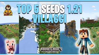 Top 5 Minecraft Villages Seeds 1.21 ️ - Best Minecraft Villages - Seed Villages - Seed 1.21