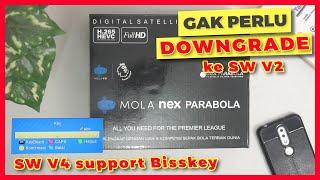 Paling Ditunggu yang Support BISSKEY!! Update Receiver Mola Nex Parabola Hitam dengan SW V4 Official