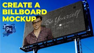 How to create a billboard mockup in Photoshop