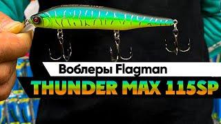 Обзор Новинки - Воблеры Flagman Thunder MAX 115sp! Новые Воблеры на щуку, судака и окуня