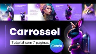 Como Fazer Carrossel No Canva  -  TUTORIAL COMPLETO 2023