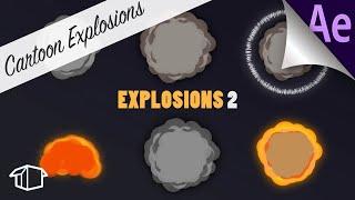 How to make 2D Explosions - After Effects Tutorial (No Plugins!)