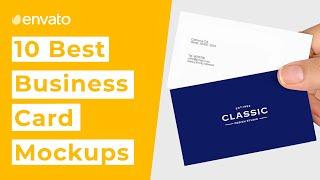 10 Best Business Card Mockup Templates