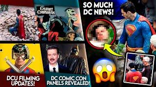 SUPERMAN Set Photos Reveal HUGE BATTLE + DCU/Batverse Comic Con Reveals & MORE!!