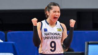 Jennifer Nierva's solid floor defense helps NU win the title | UAAP Season 84 Women's Volleyball