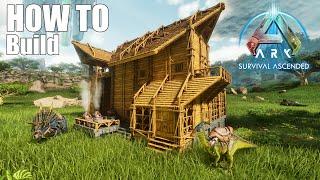 How to Build a Starter Base with Dino Pen in ARK Survival Ascended