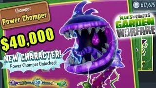 Power Chomper Unlocked! $40,000 Rare Plants vs. Zombies Garden Warfare Spectacular Character Pack