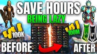 Save 100+ Hours & Make Money by Being Lazy in Runescape 3